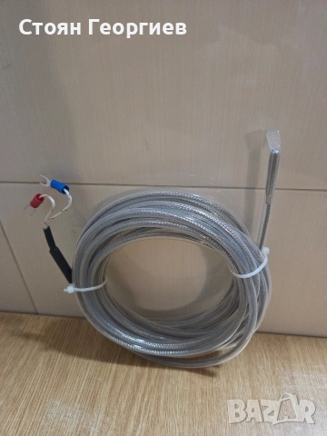 Tемпературен сензор (тип K) или RTD сензор (Pt100), използван за точно измерване на температура ., снимка 2 - Друга електроника - 53483691