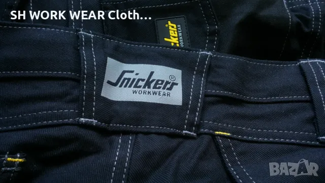 Snickers 3235 High-Vis Cotton Holster Pocket Work Trousers размер 54 / XL работен панталон W4-232, снимка 14 - Панталони - 47045151