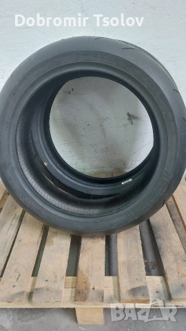 Гуми комплект предна и задна Dunlop Sportsmart TT 180/55 ZR17 +120/70 ZR17, снимка 2 - Мотоциклети и мототехника - 54154379