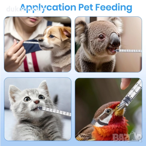 Комплект от 63 пластмасови спринцовки с капачки (без игли) – 1 ml, снимка 6 - Медицински консумативи - 52275454