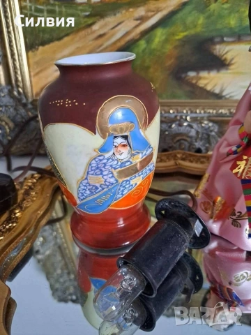 *МАЛКА ЛАМПА/ВАЗА* САТСУМА, снимка 4 - Настолни лампи - 53923128