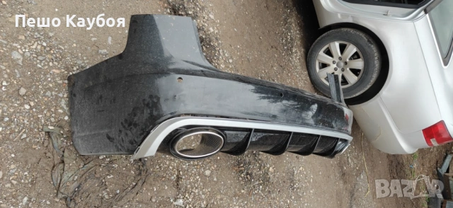 Задна броня RS с накрайници за Audi A6C7, снимка 2 - Части - 53485435