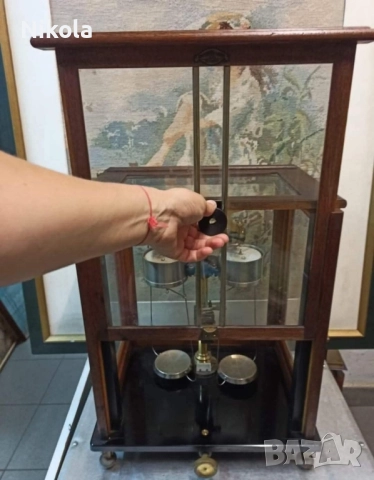 Аналитична немска стара фирмена везна Sartorius Werke Gottingen, снимка 5 - Антикварни и старинни предмети - 51962565