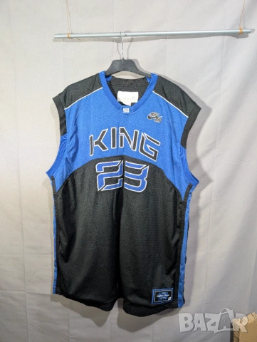  баскетболен потник  на ЛеБрон Джеймс, мъжки размер 2 -3XL, Nike Air King James Y2K, снимка 4 - Спортни дрехи, екипи - 53877843