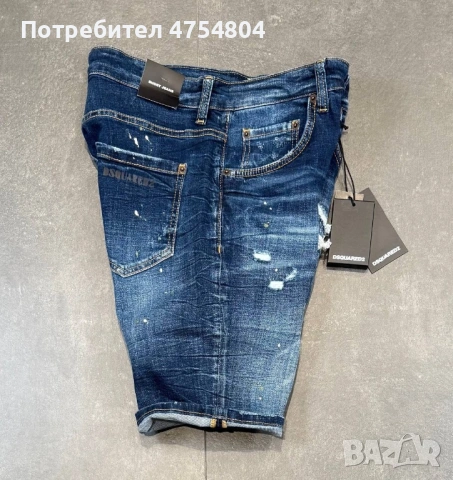 Най-високо качество мъжки къси дънки Dsquared, снимка 8 - Къси панталони - 53709209