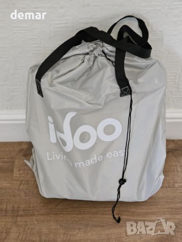 Надуваем дюшек iDOO с вградена електрическа помпа, чанта, 190х99х33 см, снимка 10 - Надуваеми легла - 45342197