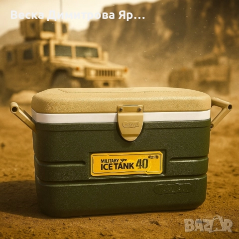 Професионална Хладилна кутия Military Green - Komax, снимка 8 - Други - 51736541