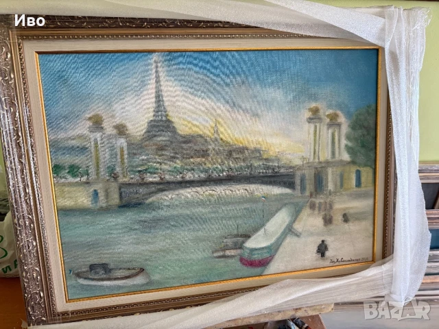 Картини масло върху платно, натюрморт,портрети и пейзажи от Доц д-р Христо Иванов Сапунджиев, снимка 18 - Картини - 50676247