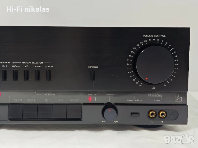 хибриден лампов стерео усилвател Hi-Fi LUXMAN LV-103, снимка 3 - Ресийвъри, усилватели, смесителни пултове - 51048422