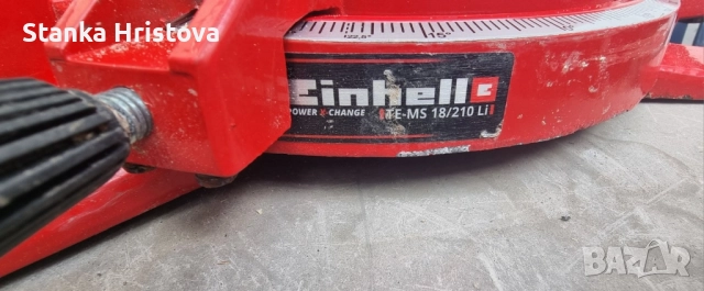 Акумулаторен Настолен циркуляр Einhell TE MS 18/210LI., снимка 5 - Други инструменти - 52135854