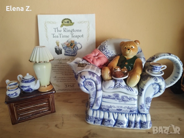 Ringtons Cardew - колекционерски чайник със захарница - време за чай, снимка 3 - Декорация за дома - 54142403