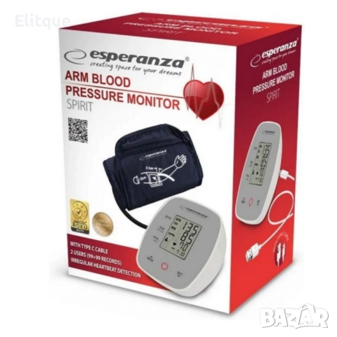 Апарат за кръвно налягане Esperanza – Точно измерване, лесно управление и спокойствие у дома