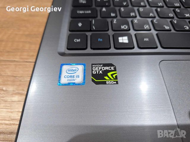 Acer V5-591G, i5-6300HQ, 20GB DDR4, 256GB + 1TB, GTX950M, НОВА БАТЕРИЯ, снимка 4 - Лаптопи за игри - 45876970