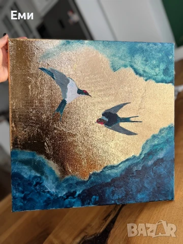 Картина на платно 40х40, снимка 4 - Картини - 51328232