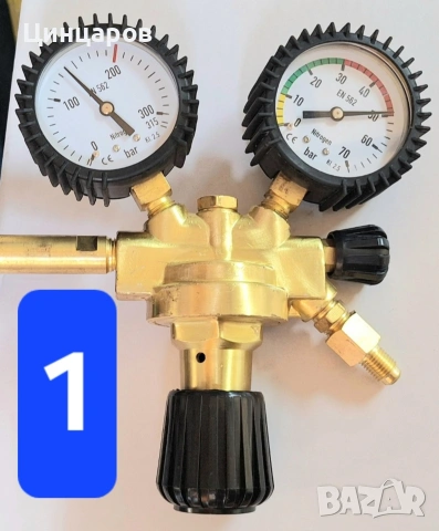 Азот 50bar регулатори, редуцир-вентили с накрайник клима и маркуч накрайник, снимка 2 - Други инструменти - 53531601