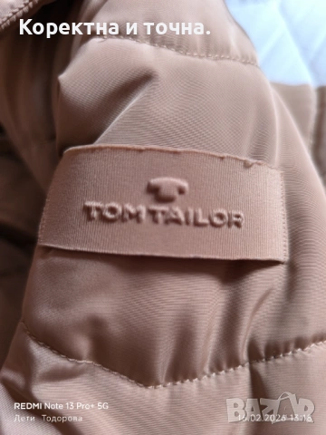 Продавам чисто ново,зимно,бежово марково яке Tom Tailor., снимка 7 - Якета - 53494860