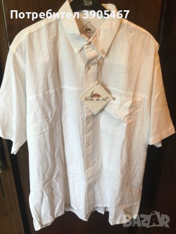 Нова лукс риза къс ръкав, снимка 5 - Ризи - 45560009