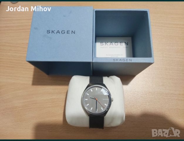 Мъжки стилен титаниев Часовник  Skagen SKW 6387, снимка 1 - Мъжки - 46600724