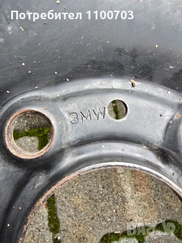 Джанти железарки оригинални BMW, снимка 2 - Гуми и джанти - 52662451