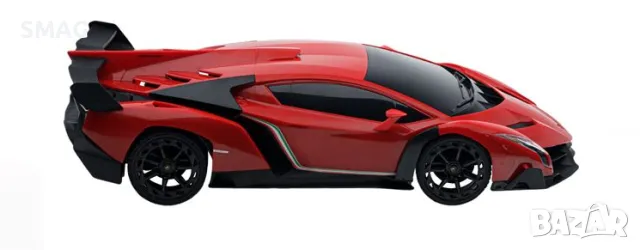 RC кола Lamborgini Veneno Red със светлини и волан S_1207574, снимка 2 - Коли, камиони, мотори, писти - 47922764