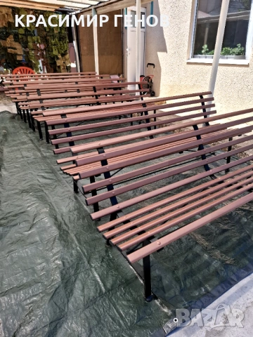 Продавам метални градински пейки, снимка 7 - Градински мебели, декорация  - 54247588