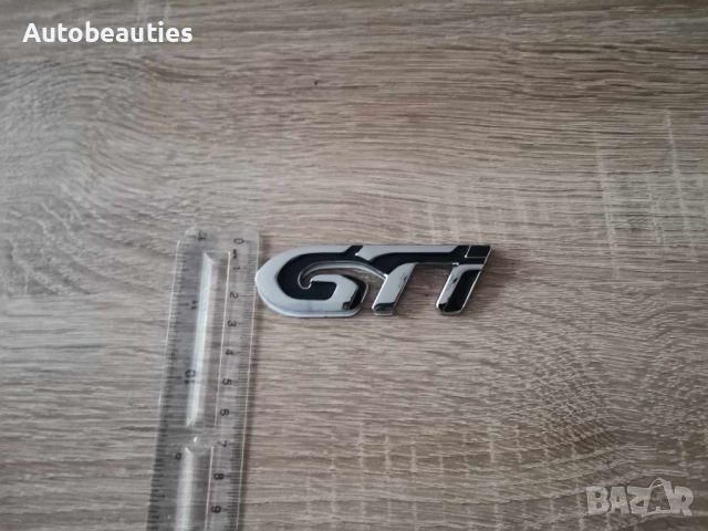 Peugeot GTI надпис емблема, снимка 2 - Аксесоари и консумативи - 46391189