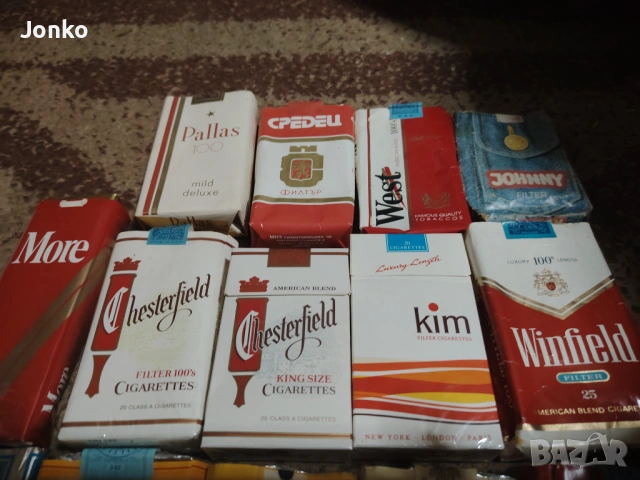 Стари цигарени опаковки, снимка 5 - Колекции - 53141277