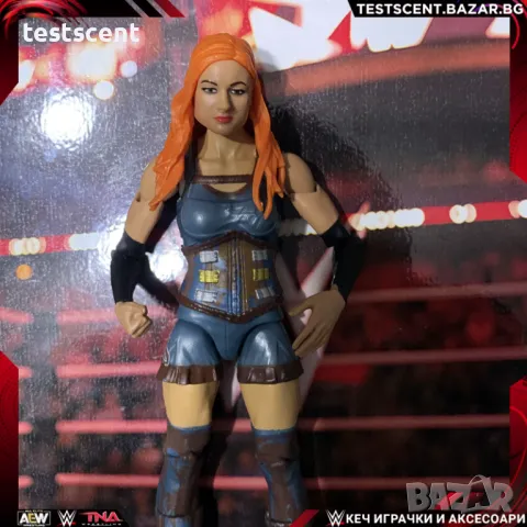 Екшън фигура WWE Becky Lynch Elite Series Collection Беки Линч играчка AEW Coat & Hat, снимка 16 - Фигурки - 48202289