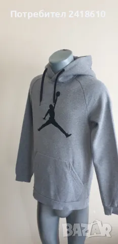 Jordan Cotton Hoodie SWOOSH Mens Size S  ОРИГИНАЛ! Мъжки Суичер !, снимка 3 - Спортни дрехи, екипи - 47449662