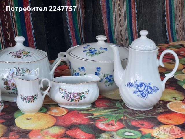 Чайник порцелан КИТКА, снимка 4 - Антикварни и старинни предмети - 45991032