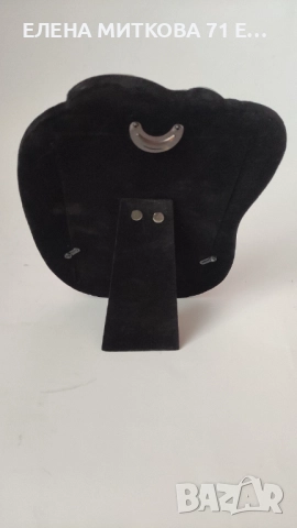 Масивна посребрена фоторамка кадифен гръб нова, снимка 2 - Декорация за дома - 52542406