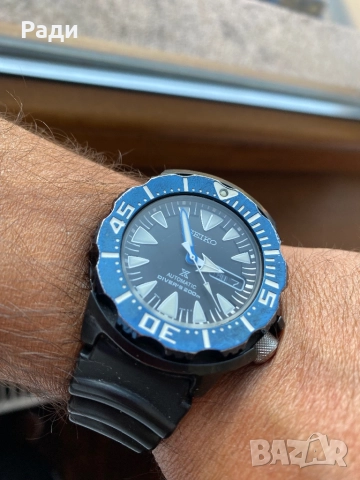 Seiko Blue Monster часовник, снимка 4 - Мъжки - 51812851