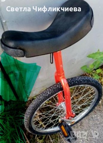 Велосипед едноколесен Fishbone Sport - червено, снимка 3 - Велосипеди - 45544014