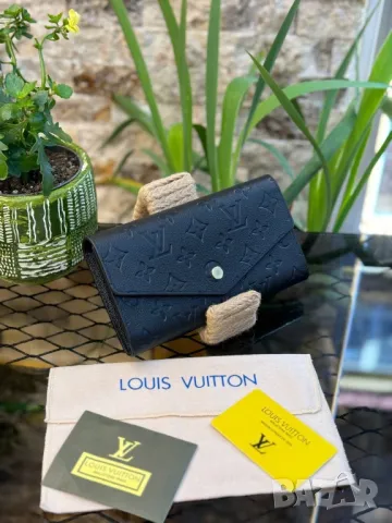 портмонета от естествена кожа louis vuitton , снимка 8 - Портфейли, портмонета - 49295285