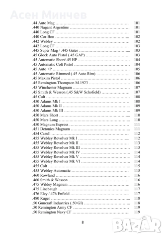 Енциклопедия Боеприпаси за револвери и пистолети, снимка 7 - Бойно оръжие - 52722213