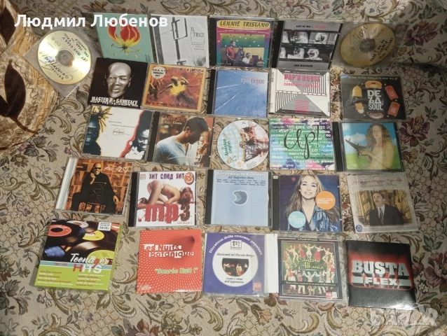 Лот 34бр. cd дискове Рок,рап и джаз музика
