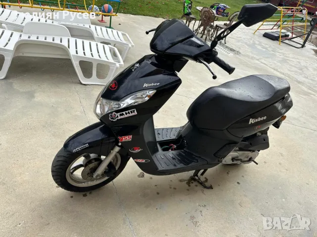 peugeot kisbee 49cc 4т скутер / мотопед -цена 5 0 0лв - пали на стартер (но акумулатора е слаб), ман, снимка 10 - Мотоциклети и мототехника - 47675692