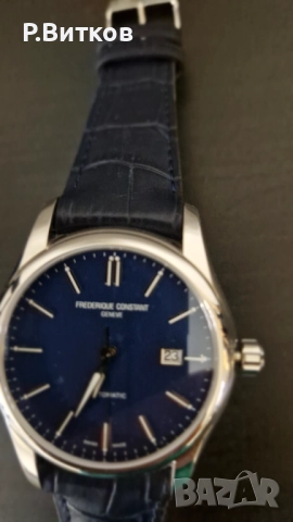 Мъжки часовник Frederique Constant  със сертификат, снимка 9 - Мъжки - 52187768