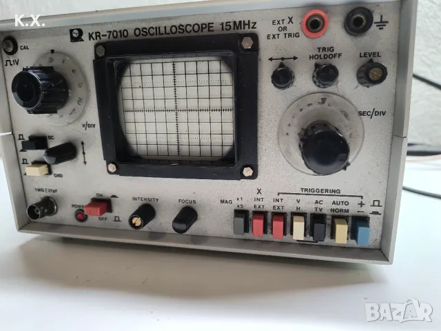 Радиотехника, Осцилоскоп КР 7010 - 15 MHz ( RADIOTECHNIKA OSCILLOSCOPE ), снимка 7 - Друга електроника - 47052434