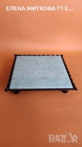 2 подложки за горещи съдове с керамични плочки, снимка 4 - Аксесоари за кухня - 53250557