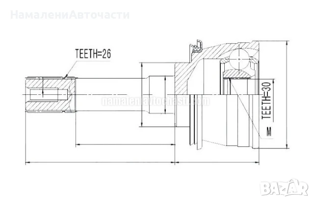 Предно външно каре 4410167D01 NPZSU028 Suzuki Grand Vitara, снимка 2 - Части - 51175832