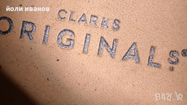 Clarks originals-кожени със суров каучук подметка 46 номер, снимка 14 - Маратонки - 54089908