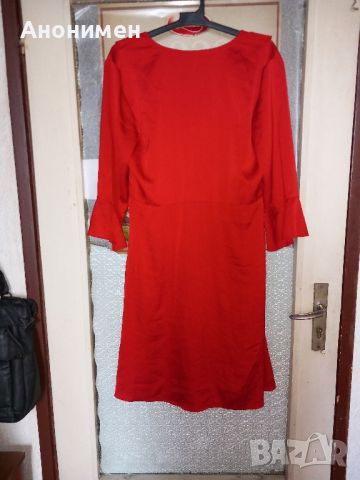 Червена рокля , снимка 3 - Рокли - 45160403