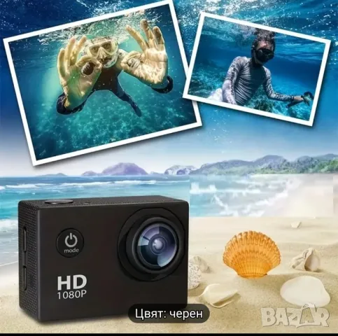 Екшън камера HD 4K, снимка 3 - Камери - 48776924