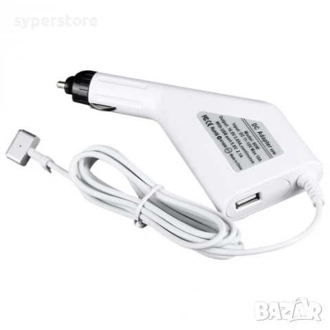 Зарядно устройство, Адаптер за лаптоп, 12V, MacBook, MagSafe 2 60W, Digital One SP01091, за кола, A1, снимка 3 - Лаптоп аксесоари - 50482948