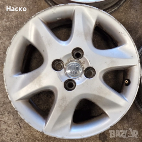 Джанти Toyota 15 4x100 6.5J ET45 Тойота 15 4х100 54.1, снимка 2 - Гуми и джанти - 53940786