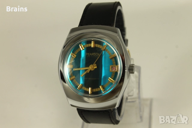 1960's НОВ Швейцарски Часовник PEARSON De Luxe