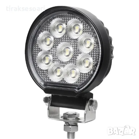 Висок клас LED Диоден халоген 27W 12V 24V за джипове, лодки, мотокари, снимка 3 - Аксесоари и консумативи - 49454512