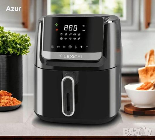 Еър фрайър с тъч скрийн Lexical Airfryer LAF-3045, снимка 4 - Фритюрници - 45639740