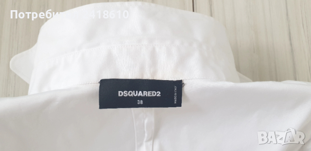 DSQUARED2 Italy , Cotton Womens Size 38 -  S НОВО ! ОРИГИНАЛ! Дамска Риза!, снимка 5 - Ризи - 53373327